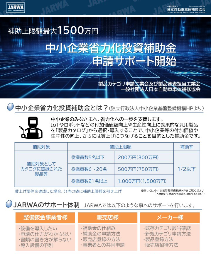 中小企業省力化投資補助金申請サポート
